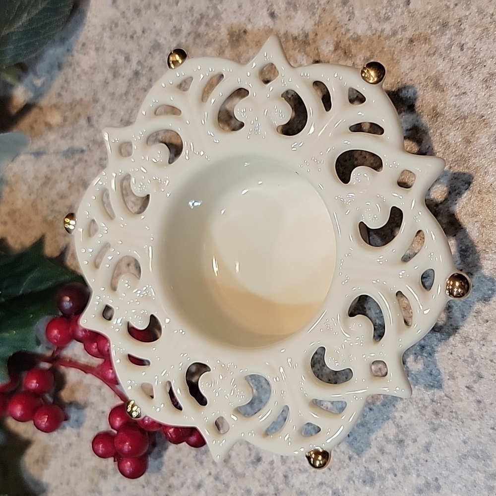 LENOX Snowflake Tealight Snow Lights Sparkle